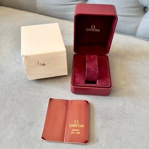 OMEGA Watch Box + Outer Box + Booklet